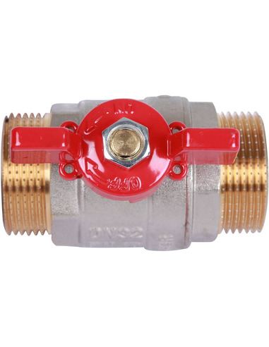 Кран шаровой ROMMER 1 1/4" НР-НР (бабочка)