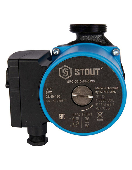 Насос циркуляционный STOUT 25/40 130