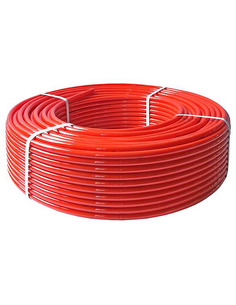 Труба из сшитого полиэтилена 16х2,0 PE-Xa/EVOH красная (бухта 200 м)