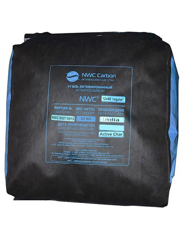 Уголь активированный NWC 12x40, 25 кг/50л